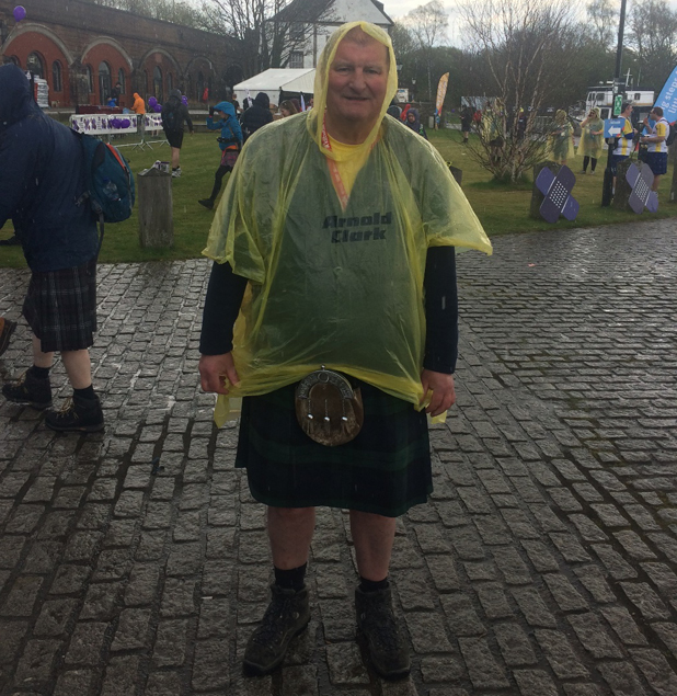 Allan raising funds for Whiteleys Retreat by completing the 23 mile Kiltwalk