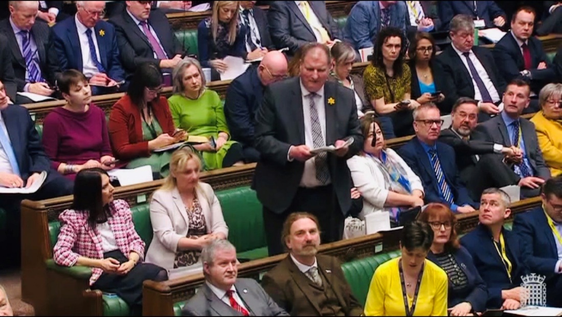 Ayr MP challenges Boris Johnson on support to veterans at PMQs